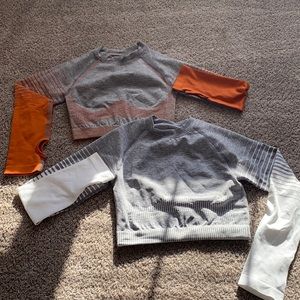 Fitted workout crop top